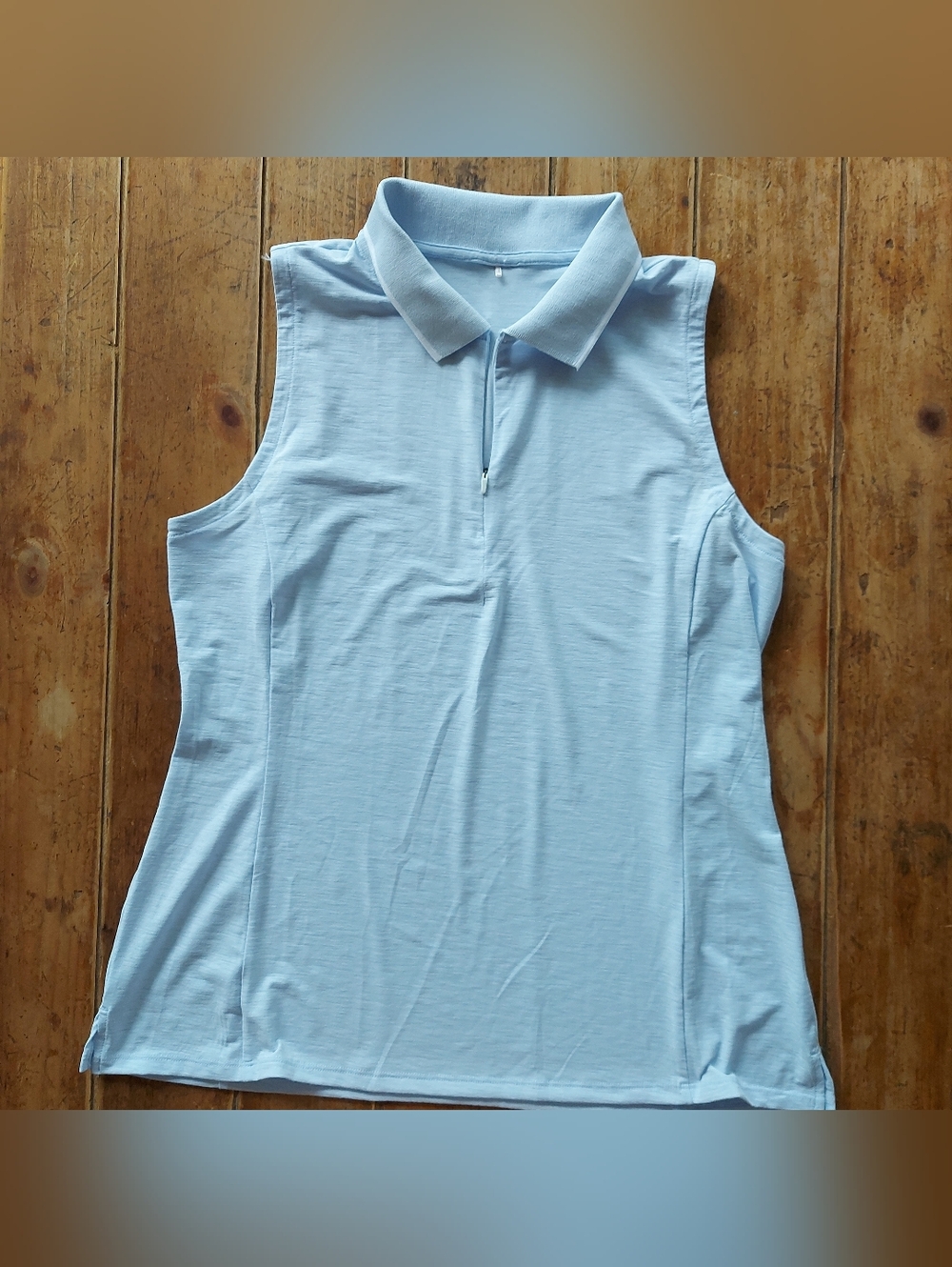 CALIA Women's Light Blue Athletic Polo — Size M